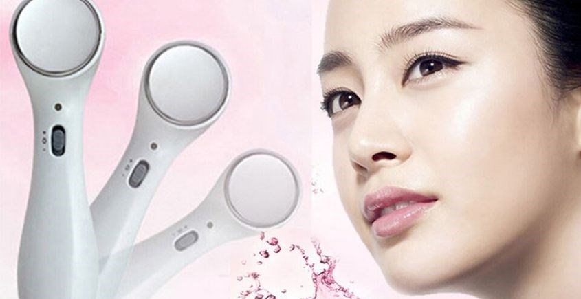 máy massage mặt ion 