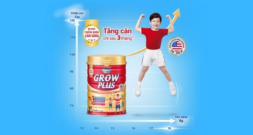 Sữa bột Dielac cung cấp đầy đủ các dưỡng chất cần thiết cho bé
