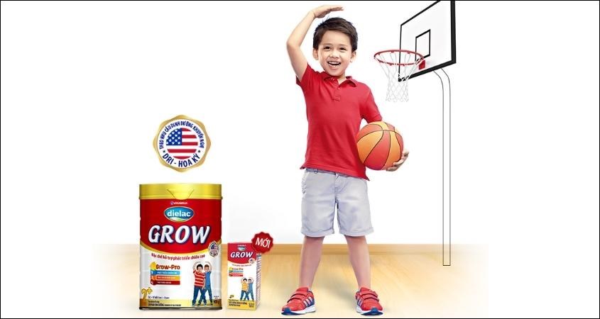 Sữa phát triển chiều cao và trí não Dielac Grow