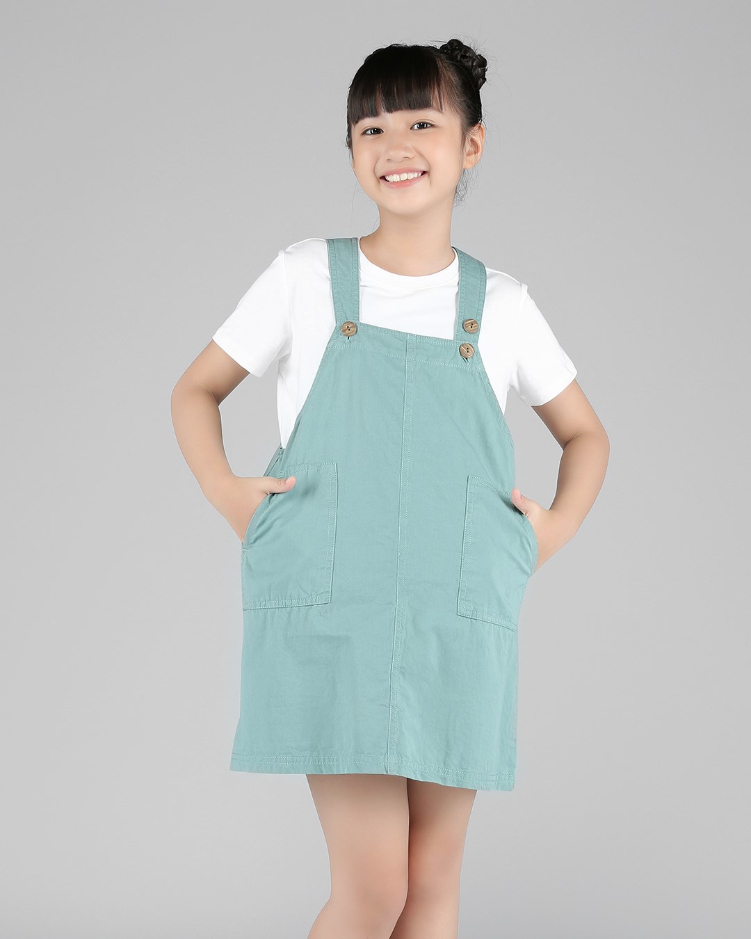 Mua Váy trẻ em, đầm bé gái 2 dây thiết kế cao cấp 3 màu size từ 0-8 tuổi -  Size 3 (13-15kg) - Hồng tại BiTiKids | Tiki