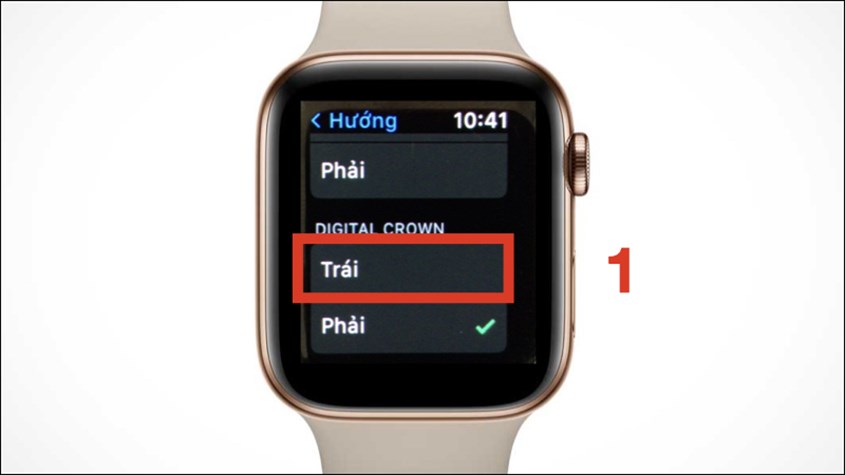 Lựa chọn mục Digital Crown