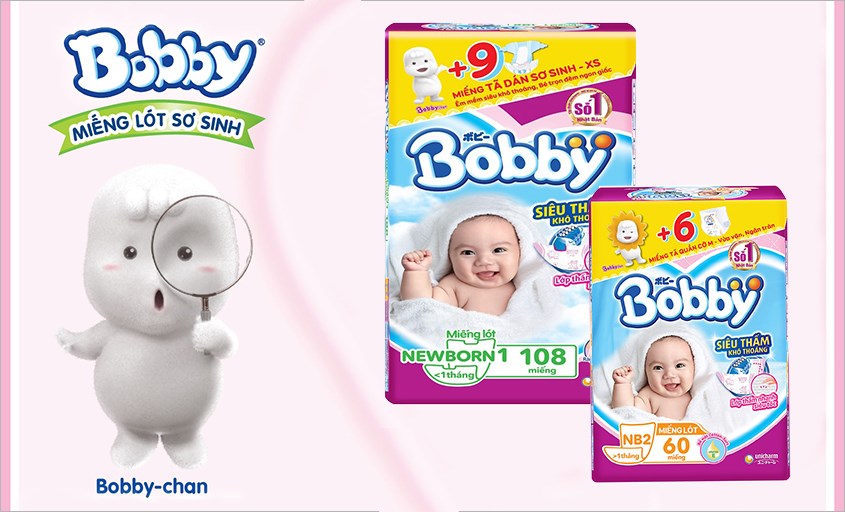 Bobby  Thương hiệu tã trẻ em chất lượng đến từ Nhật Bản