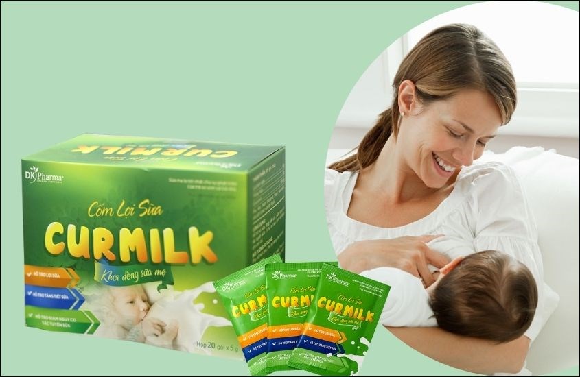 20 gói/hộp cốm lợi sữa DK Pharma Curmilk 100g