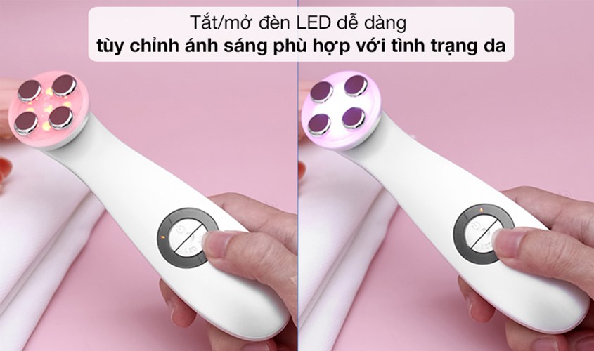 Máy đẩy tinh chất EMS K.SKIN KD9900 có thể tùy chỉnh ánh sáng phù hợp với da