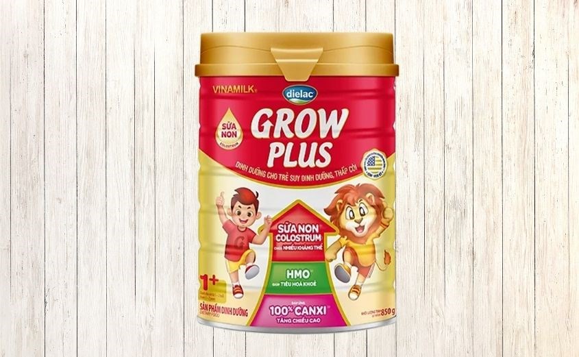 Sữa bột Dielac Grow Plus 1+ 850g (1 - 2 tuổi)