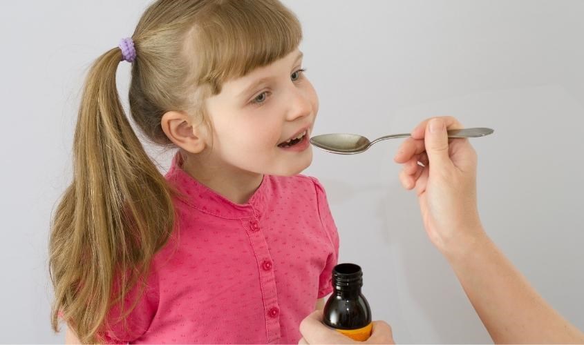 Sử dụng siro ho giúp tình trạng ho của trẻ giảm đi một cách đáng kể