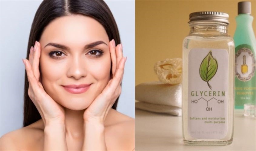 Glycerin có tác dụng làm sạch da