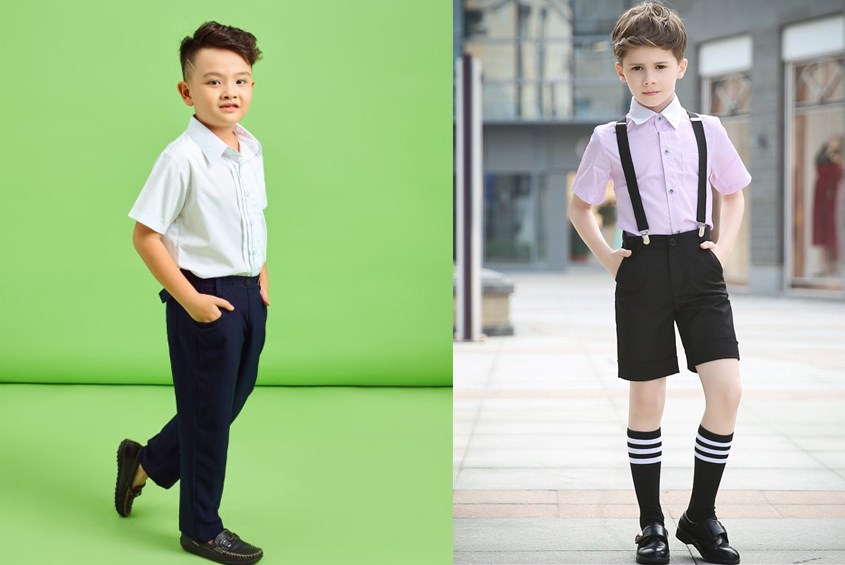 quần áo đi học cho bé trai