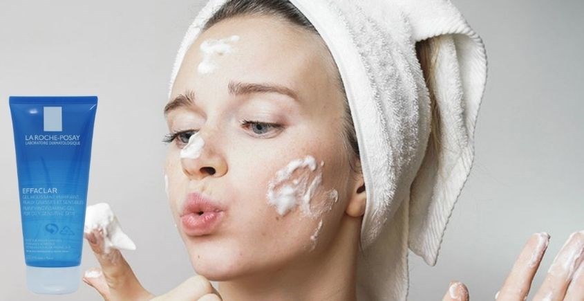 Gel rửa mặt làm dịu và giảm kích ứng dành cho da dầu, mụn La Roche Posay Effaclar