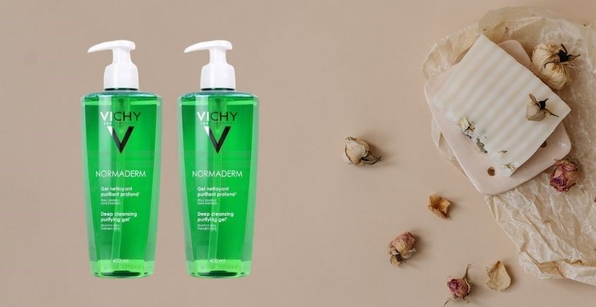 Gel rửa mặt làm sạch sâu, giảm bã nhờn dành cho da dầu mụn Vichy Normaderm Phytosolution 