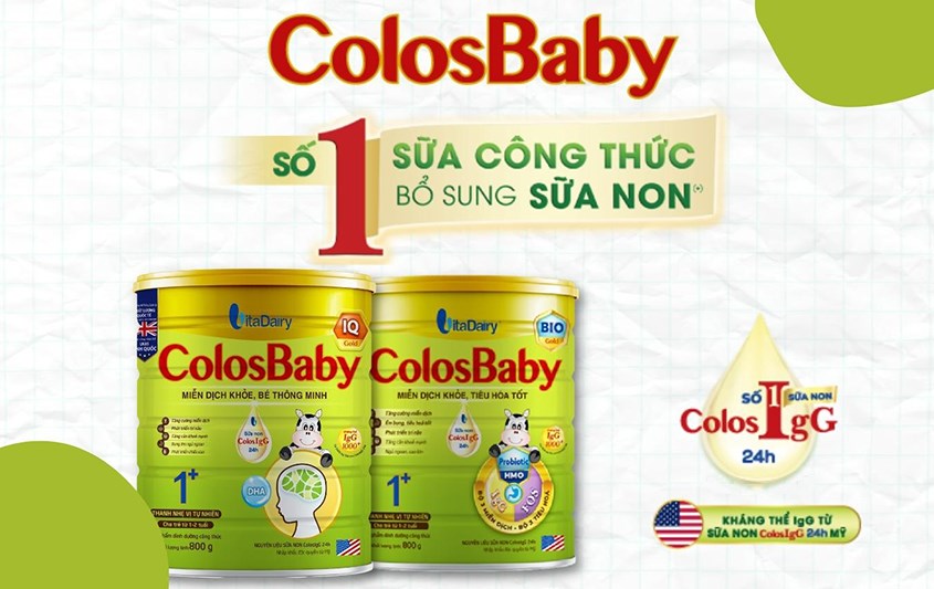 Sữa bột ColosBaby Bio Gold 1+ 800g (1 - 2 tuổi)