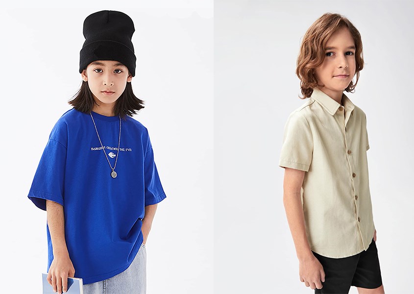 màu nên chọn khi mua quần áo cho bé trai da ngăm