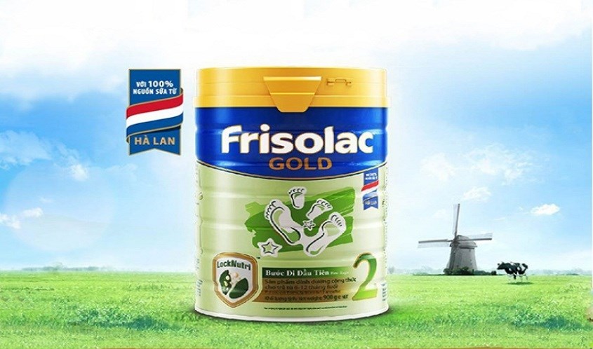 Sữa Frisolac Gold 2 – cho trẻ từ 6 – 12 tháng