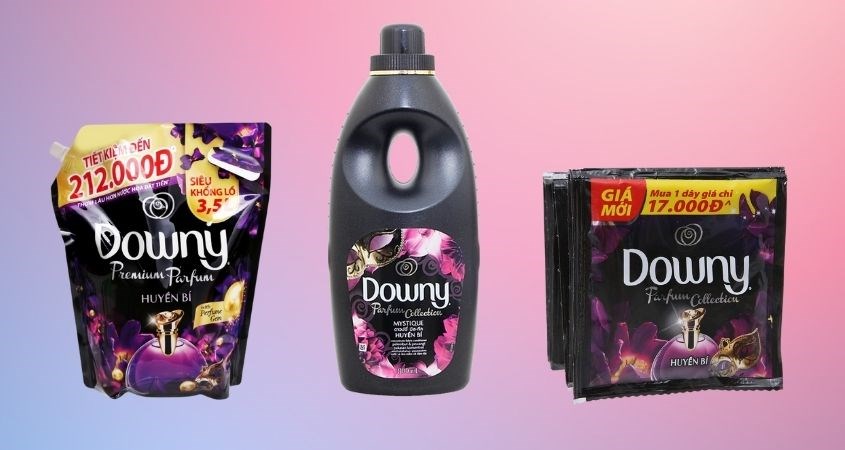 Thiết kế nước xả vải Downy