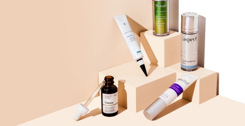 Những sản phẩm có chứa các nhóm chất dẫn xuất vitamin A (retinoid, tretinoin, retinol, tazarotene, adapalene,…)