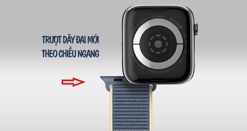 Trượt dây đai mới theo chiều ngang