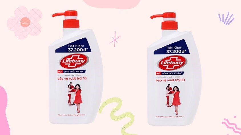 Sữa tắm gội Lifebuoy