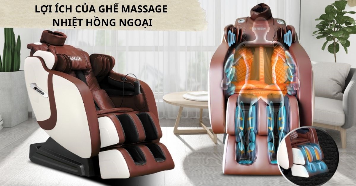 Nhiệt hồng ngoại là gì? Lợi ích của ghế massage nhiệt hồng ngoại