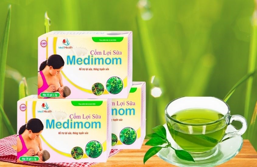 cốm lợi sữa Medimom