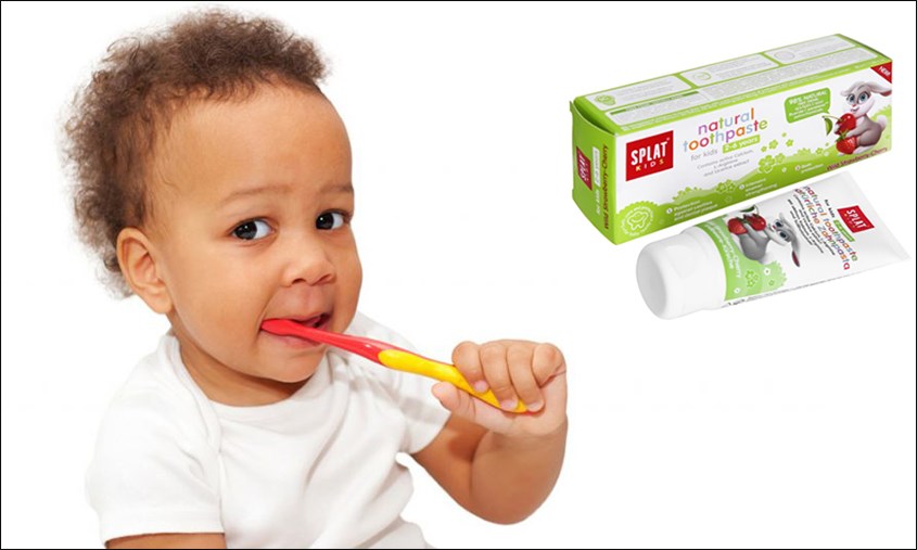 Kem đánh răng cho bé từ 2 - 6 tuổi Splat Kids hương dâu 50ml