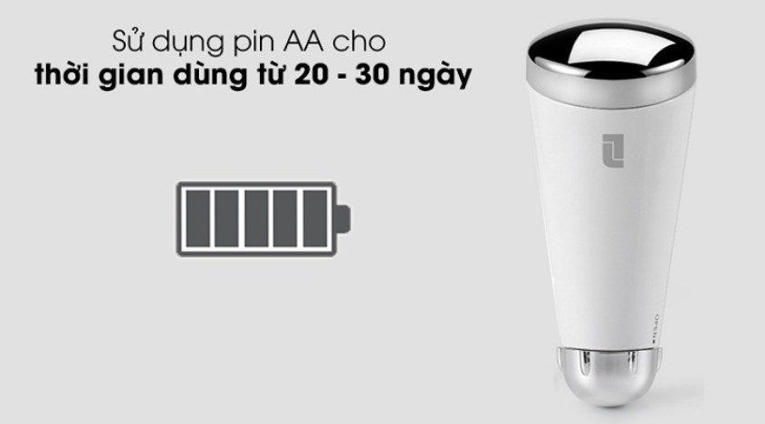 Máy rửa mặt có thể sử dụng 20 - 30 ngày chỉ 1 lần sạc