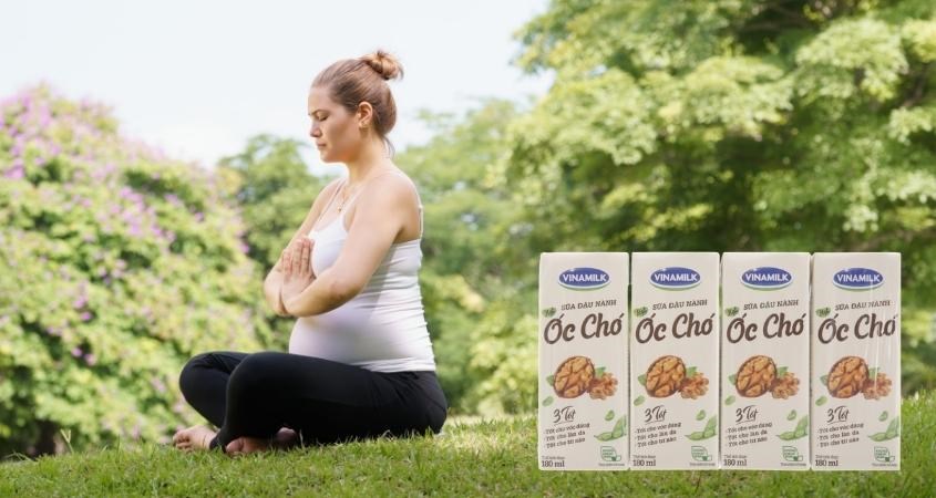 Lốc 4 hộp sữa đậu nành hạt óc chó Vinamilk 180 ml