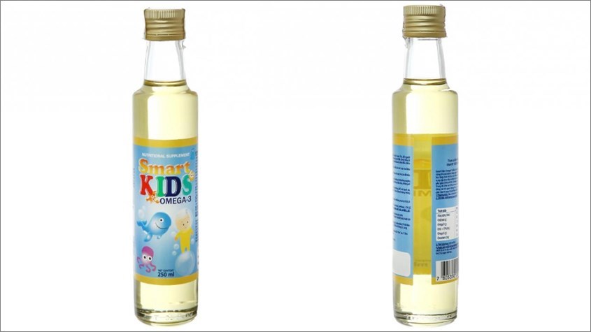 Dầu cá hồi Smart Kids ăn dặm cho bé chai 250 ml