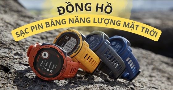 Sạc pin bằng năng lượng mặt trời trên đồng hồ Garmin là gì?