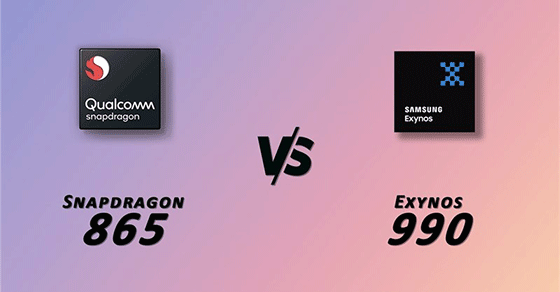 snapdragon 865 exynos 990