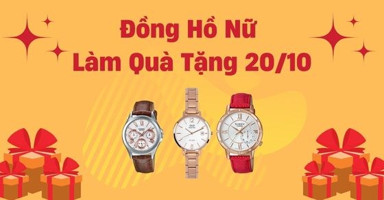 Tổng hợp thương hiệu đồng hồ nữ uy tín thích hợp làm quà tặng 20/10