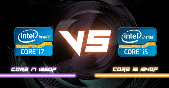 So sánh chip Intel Core i7 1260P và Core i5 1240P chi tiết về thông số