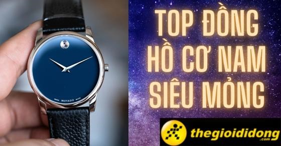 TOP 15 mẫu đồng hồ cơ nam siêu mỏng đáng mua nhất tại Thế Giới Di Động