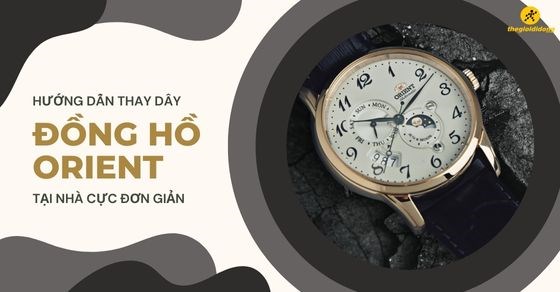 Hướng dẫn cách thay dây đồng hồ ORIENT tại nhà cực kỳ đơn giản