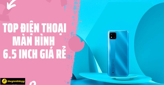 TOP 10 điện thoại màn hình 6.5 inch giá rẻ chất lượng nhất hiện nay