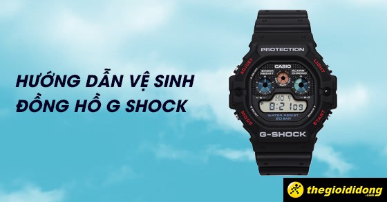 Hướng dẫn 3 cách vệ sinh đồng hồ G Shock đơn giản, có thể tự thực hiện