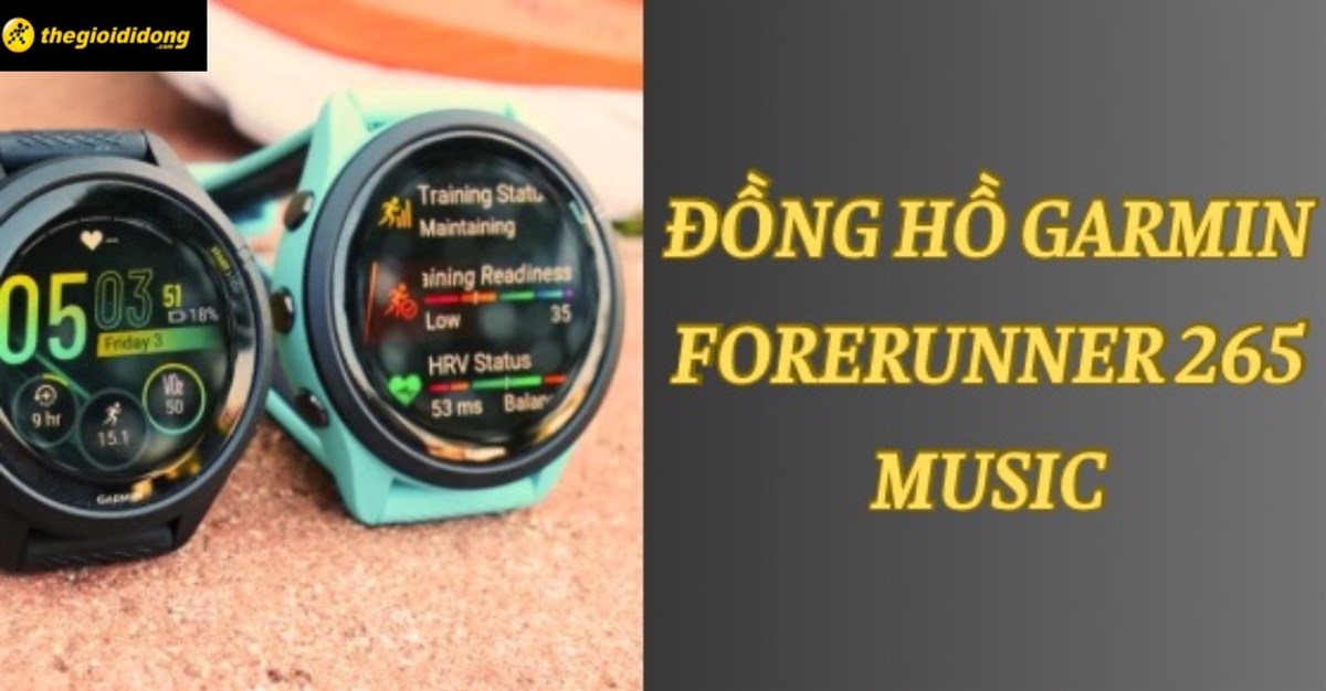 Đánh giá đồng hồ Garmin Forerunner 265 Music 46.1mm chi tiết nhất