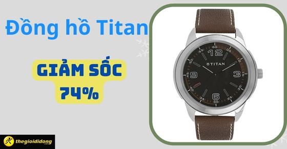 Mua Đồng hồ TITAN Edge 25 mm Nam 1043SL12 cũ, hàng trưng bày, rẻ hơn máy  mới 30-70%