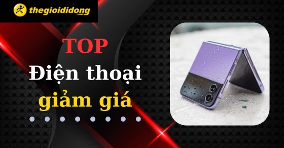 TOP 10 điện thoại giảm giá sốc lên đến 46% tại Thế Giới Di Động