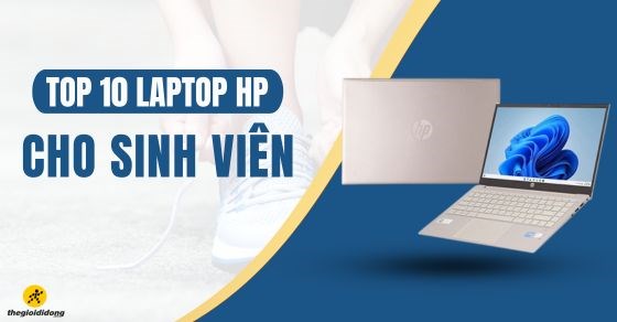 TOP 10 laptop HP cho sinh viên phù hợp hỗ trợ học tập cực kì hiệu quả