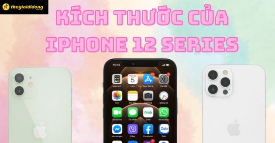 Kích thước iPhone 12/Pro/Pro Max/Mini bao nhiêu inch, chọn mua cái nào