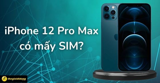 iPhone 12 Pro Max có mấy SIM? Có ESIM không? Có dùng được 2 SIM không?