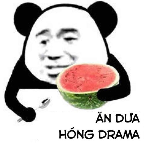 Meme gấu trúc - ăn dưa hóng drama