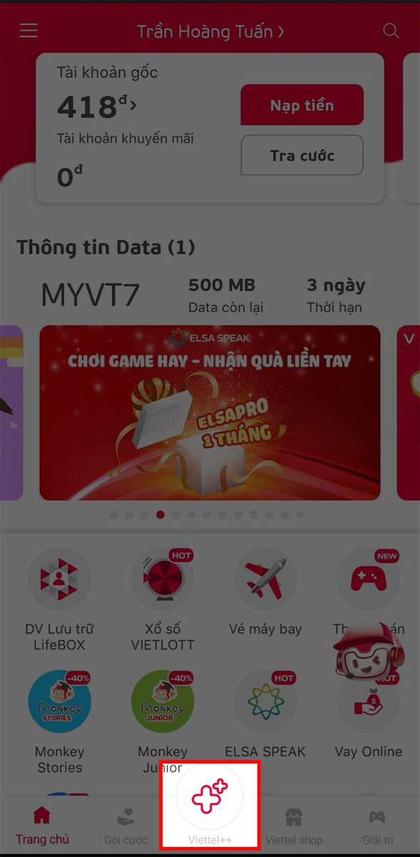 Chọn Viettel++