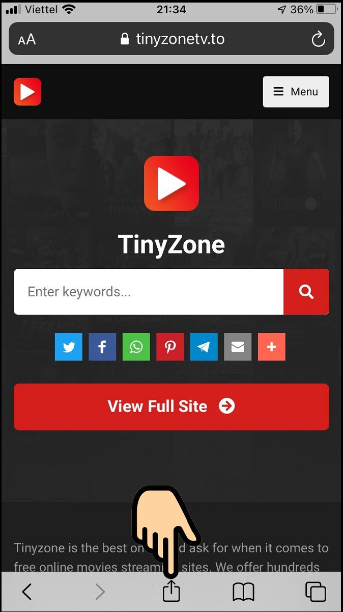 Tinyzone tv online app