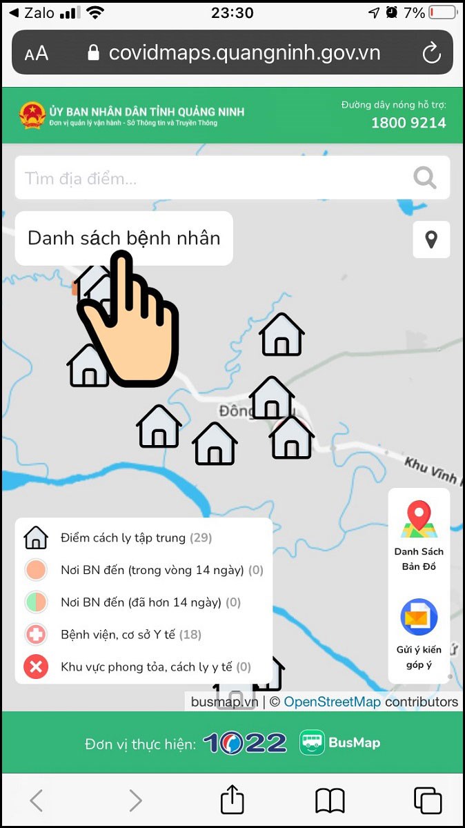 Chọn Danh s&aacute;ch bệnh nh&acirc;n