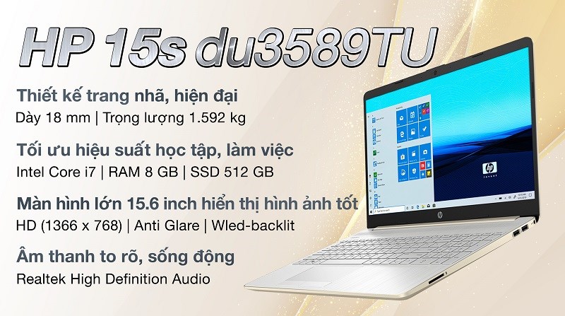 Laptop HP 15s du3589TU i7