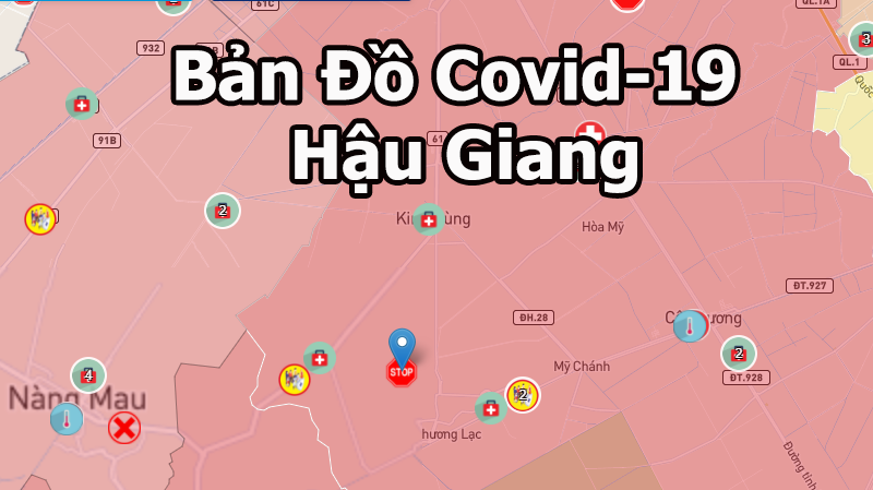 C&aacute;ch xem bản đồ Covid-19 Hậu Giang v&ugrave;ng xanh v&ugrave;ng đỏ mới nhất