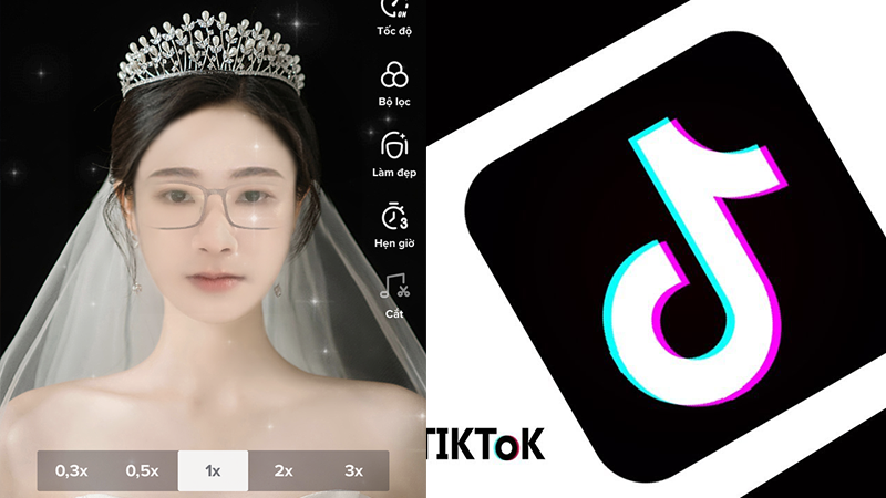 Cách quay video hiệu ứng filter cô dâu trên TikTok