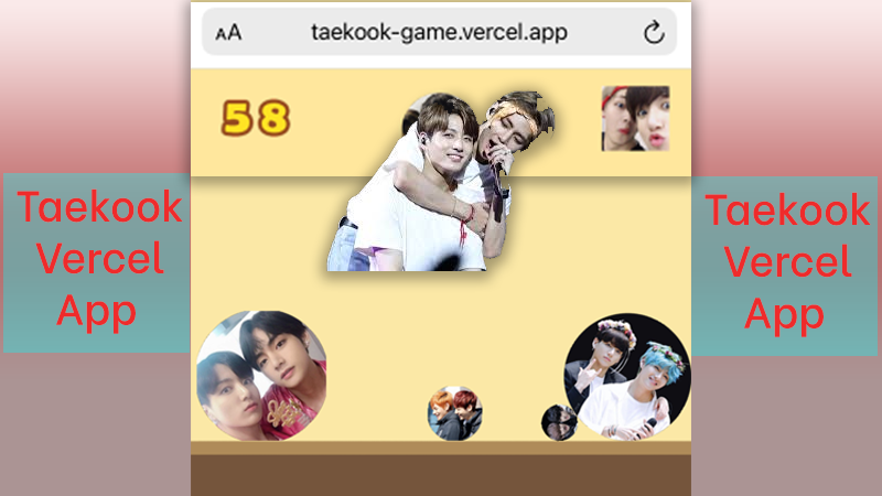 Cách chơi game xếp hình thần tượng Taekook Vercel.app