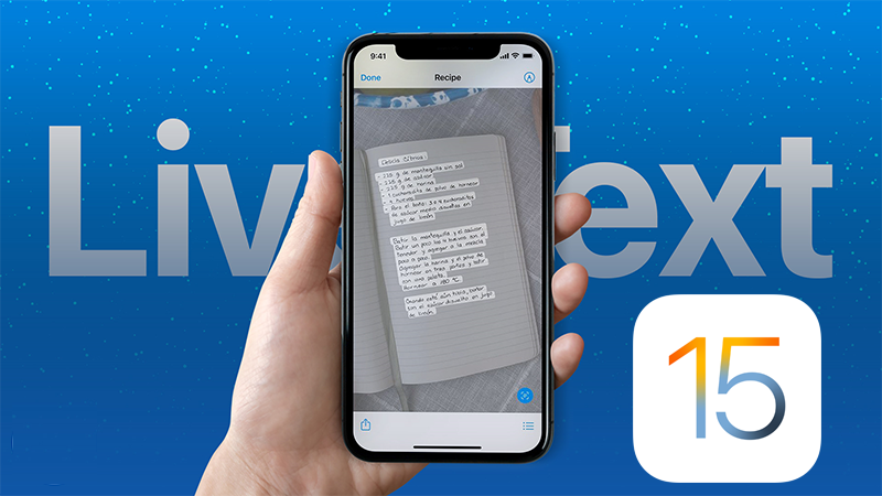 2 C&aacute;ch bật Live Text sao ch&eacute;p văn bản trong ảnh tr&ecirc;n iOS 15 